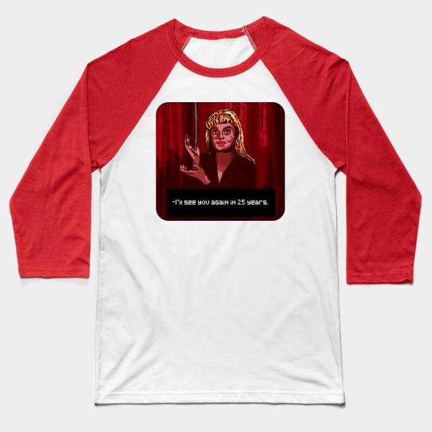 Laura Palmer Game Baseball T-Shirt by The Brothers Co.